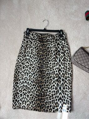 Leopard Print Pencil Skirt - Silky feel